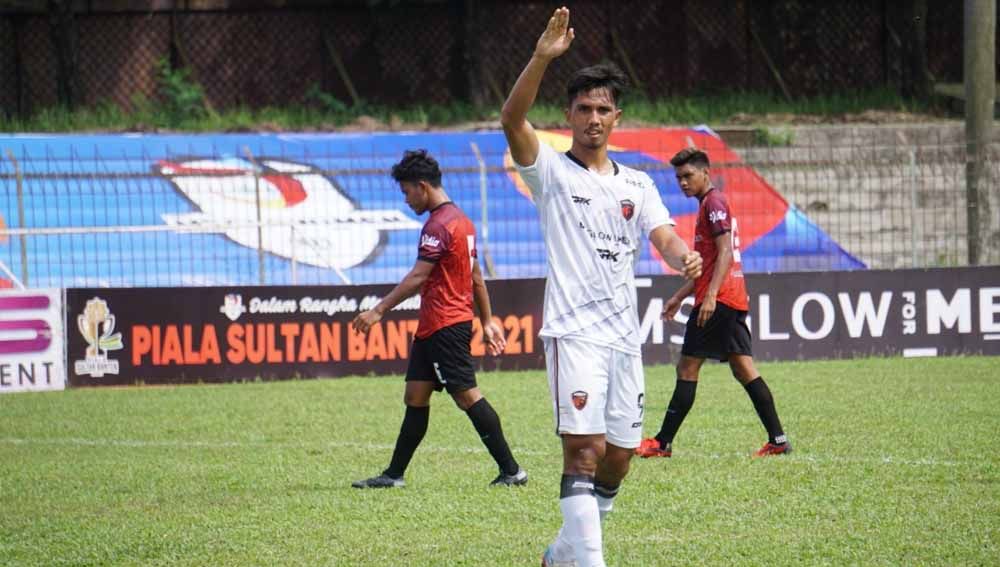Klub debutan Liga 3 zona Banten, Serpong City FC menang 1-0 atas Banten Jaya di pekan ketiga Grup C, Selasa (09/11/21). Copyright: © Rizky Dwi/Serpong City