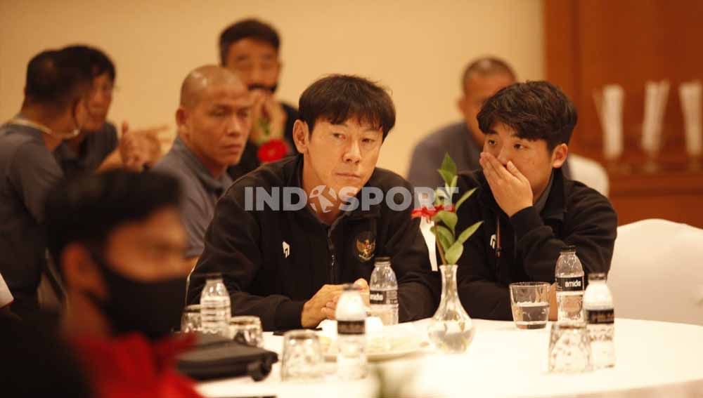 Acara pelepasan Timnas Indonesia Senior untuk pemusatan latihan (TC) ke Turki sekaligus Piala AFF 2020 di Hotel Sultan, Jakarta,  Kamis (11/11/21). Copyright: © Herry Ibrahim/INDOSPORT