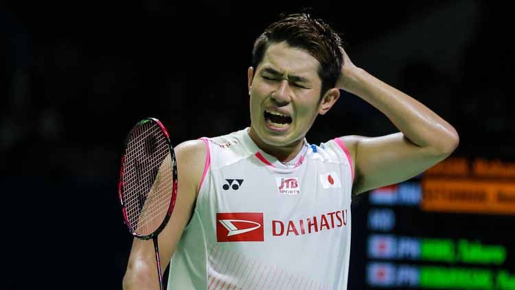 Takuro HOKI (Japan) di Pertandingan Semifinals BIO 2019 Copyright: © djarumbadminton