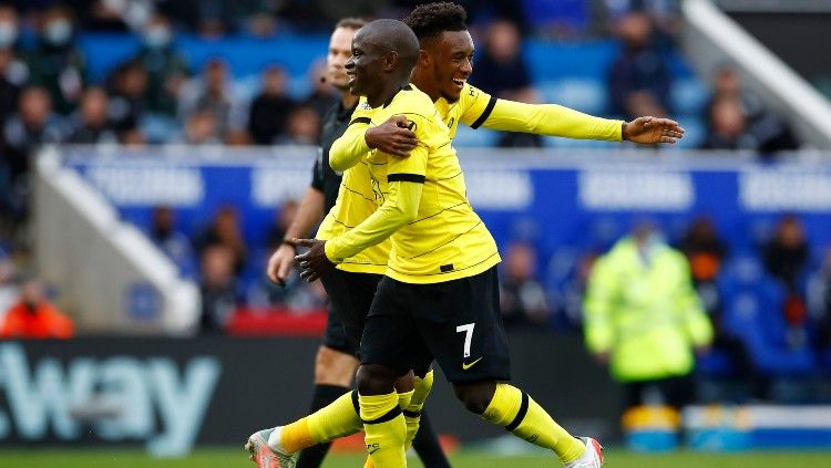 Aksi N'Golo di pertandingan Chelsea. Foto: Reuters/Jason Cairnduff. Copyright: © Reuters/Jason Cairnduff