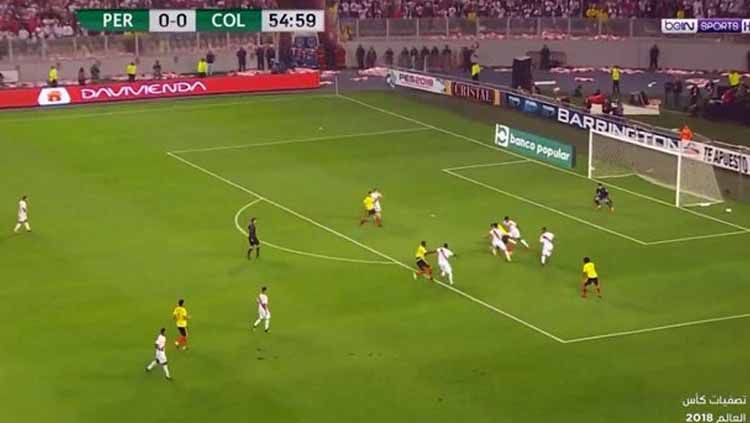 Situasi pertandingan Peru vs Kolombia 10 Oktober 2017 Copyright: © Breaking News & Top Stories