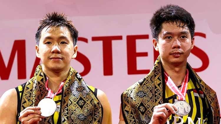 Pascamenjadi runner-up Indonesia Masters 2021, ranking Kevin Sanjaya/Marcus Gideon untuk BWF World Tour Finals 2021 di Bali aman di posisi puncak. Copyright: © Humas PBSI