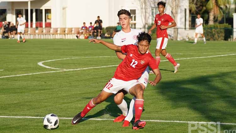 Timnas Indonesia U-18 berhasil mengalahkan Antalyaspor 3-1 pada laga uji coba. Copyright: © PSSI