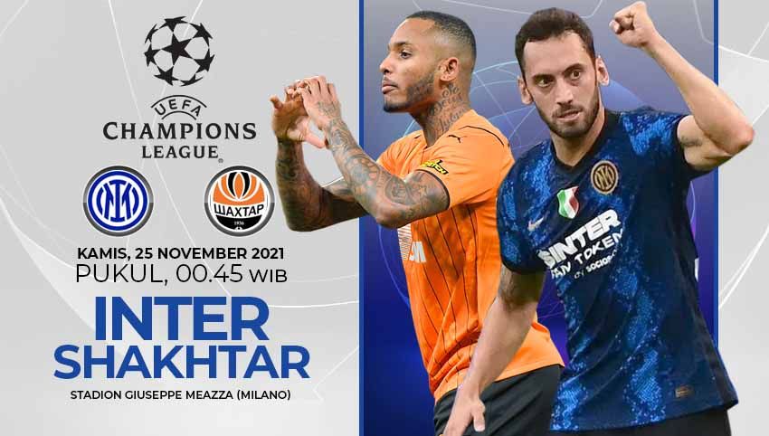 Pertandingan antara Inter Milan vs Shakhtar Donetsk (Liga Champions). Copyright: © Grafis: Yuhariyanto/Soicaumienbac.cc
