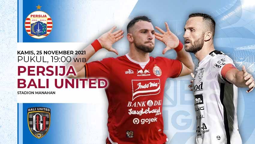 Live Streaming BRI Liga 1 Persija Jakarta vs Bali United, Pukul 19.00