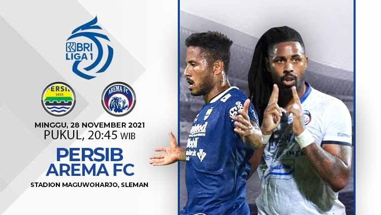 Persib akan menghadapi Arema FC pada pekan ke-14 kompetisi Liga 1 2021-2022 di Stadion Maguwoharjo, Sleman, Minggu (28/11/21). Copyright: © INDOSPORT