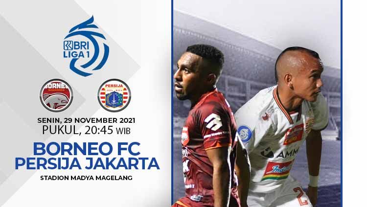 Prediksi Persija Jakarta vs Borneo FC pada pekan ke-14 Liga 1 2021/2022 di Stadion Moch Soebroto, Magelang, Senin (29/11/21). Copyright: © INDOSPORT