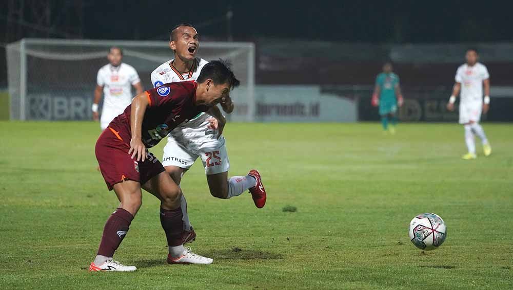 Pertandingan antara Persija Jakarta vs Borneo FC di BRI Liga 1. Copyright: © Persija