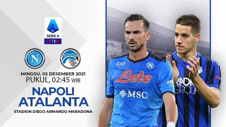 Napoli akan segera menjamu Atalanta di laga pekan ke-16 Liga Italia di mana Anda bisa menyaksikannya melalui live streaming. Copyright: © INDOSPORT