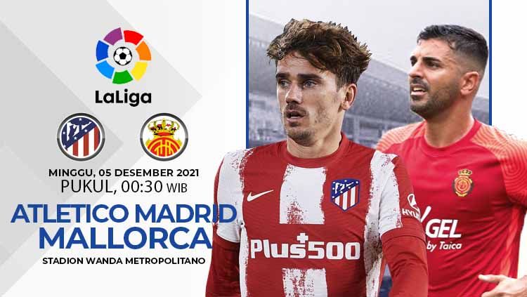 Link Live Streaming Pertandingan Liga Spanyol: Atletico Madrid vs Mallorca Copyright: © INDOSPORT