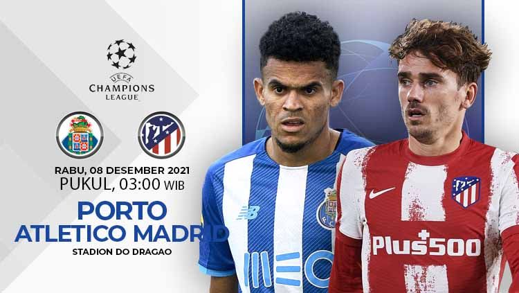 Link Live Streaming Liga Champions: Porto vs Atletico Madrid Copyright: © INDOSPORT