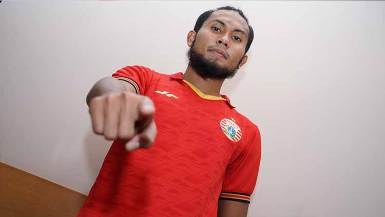 Pemain anyar Persija Jakarta, Ichsan Kurniawan untuk putaran kedua Liga 1 2021/2022. Copyright: © Persija