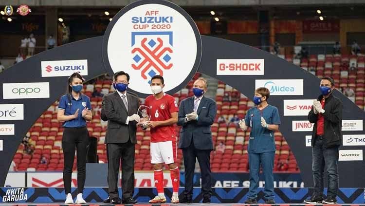 Timnas Indonesia dianugerahkan Fairplay Team Award pada gelaran AFF Suzuki Cup 2020 Copyright: © pssi