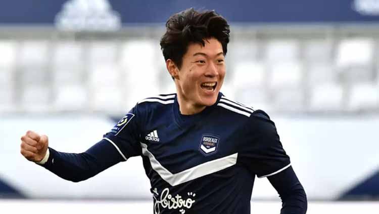 Penyerang FC Girondins de Bordeaux, Hwang Ui-jo kekasih Hyomin T-Ara Copyright: © AFP Photo  Read more at: http://timesofindia.indiatimes.com/articleshow/80436646.cms?utm_source=cont