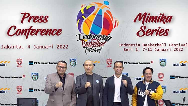 Presconference Indonesia Basketball Festival (IBF) 2022, Mimika Series. Copyright: © IBL