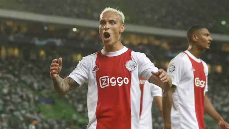 Antony, penyerang Ajax Amsterdam yang tengah diincar Manchester United. Copyright: © Reuters