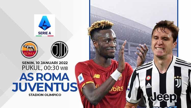 AS Roma bakal menjamu Juventus di giornata ke-21 Liga Italia 2021/22 pada Senin (10/01/22). Copyright: © INDOSPORT