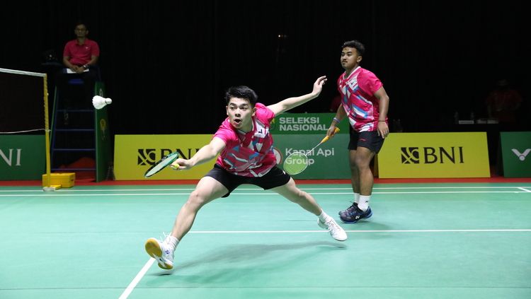 Gerardo Rizqullah Hafidz/Muhammad Gibran Arfiansyah juara Seleknas PBSI 2022. Copyright: © Humas PP PBSI