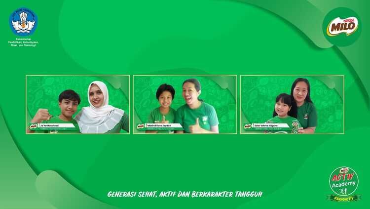 Juara Milo GraduACTIV di platform MILO Activ Academy 2021 meraih beasiswa hingga puluhan juta rupiah. Copyright: © Image Dynamics