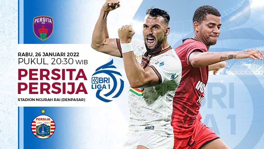 Indosport - Pertandingan antara Persita Tangerang vs Persija Jakarta (Liga 1 BRI).