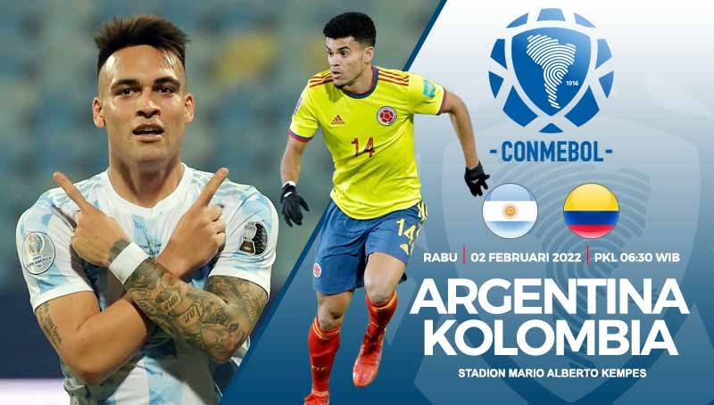 Pertandingan antara Argentina vs Kolombia (Kualifikasi PD Amerika Selatan). Foto: Instagram@argentinafootballfans/luisdiaz19_ Copyright: © Grafis: Yuhariyanto/INDOSPORT.com