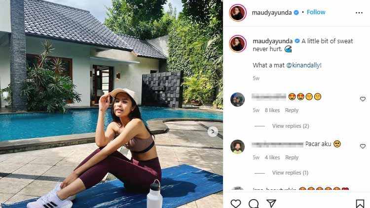 Ada momen kocak mengiringi kabar pernikahan artis Maudy Ayunda, di mana sosok suaminya, Jesse Choi, dibilang netizen mirip atlet bulutangkis China, Liu Cheng. Copyright: © maudyayunda/INSTAGRAM