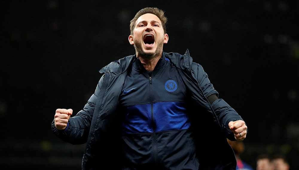 Legenda The Blues, Frank Lampard, ternyata diam-diam ngarep dipermanenkan oleh raksasa Liga Inggris (Premier League), Chelsea. Copyright: © Reuters/John Sibley/File Photo