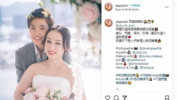 Selain Yip Pui Yin yang menikahi Pui Yin Yip, beberapa pebulutangkis juga memiliki kisah percintaan sesama jenis bahkan hingga memutuskan menikah. Copyright: © yippuiyin/INSTAGRAM