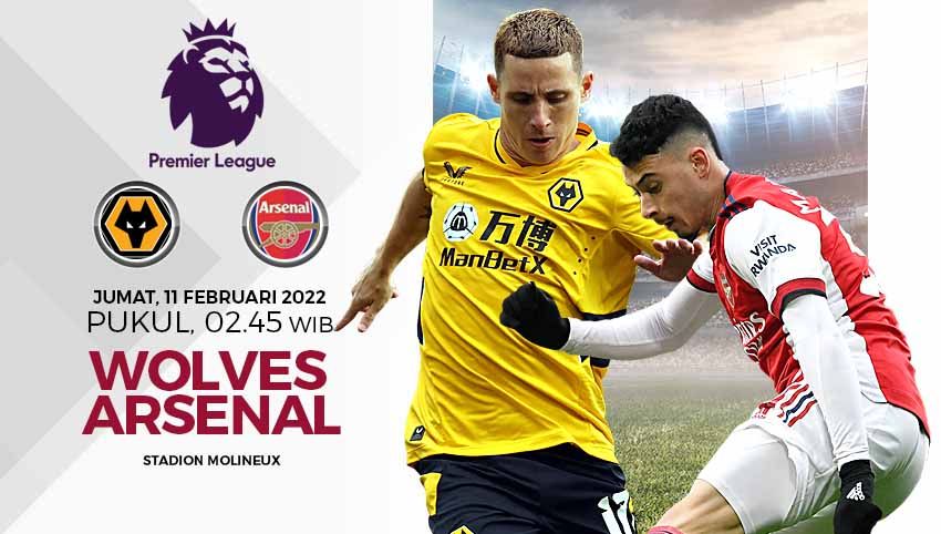 Pertandingan antara Wolverhampton Wanderers vs Arsenal (Liga Inggris). Foto: REUTERS/John Clifton/Tony Obrien Copyright: © Grafis: Yuhariyanto/INDOSPORT.com