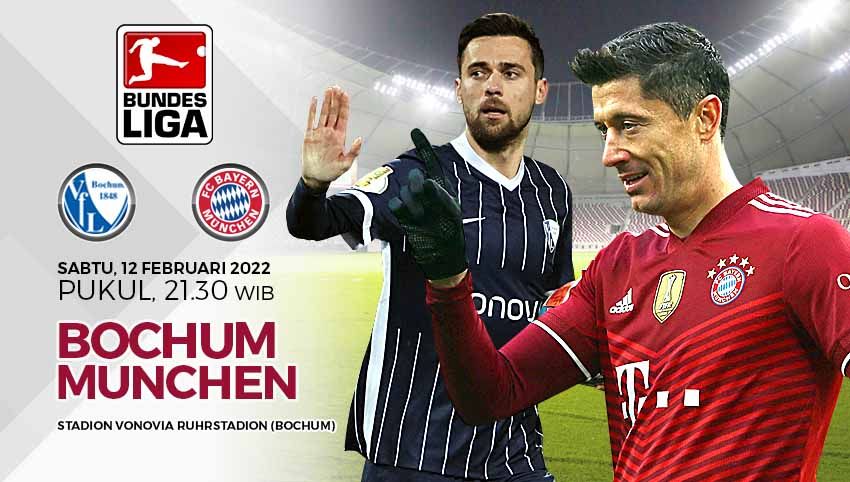 Pertandingan antara Bochum vs Bayern Munchen di Bundesliga Jerman. Foto: REUTERS/Wolfgang Rattay/Thilo Schmuelgen Copyright: &copy; Grafis: Yuhariyanto/INDOSPORT.com