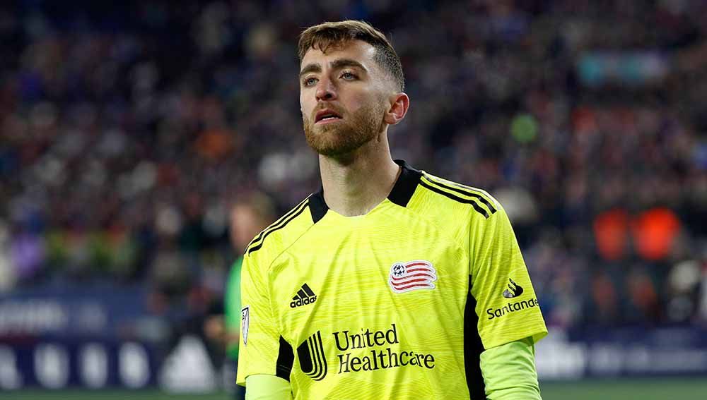 Kiper New England Revolution, Matt Turner yang direkrut Arsenal. Foto: REUTERS/Winslow Townson-USA TODAY Sports/File Photo. Copyright: © REUTERS/Winslow Townson-USA TODAY Sports/File Photo