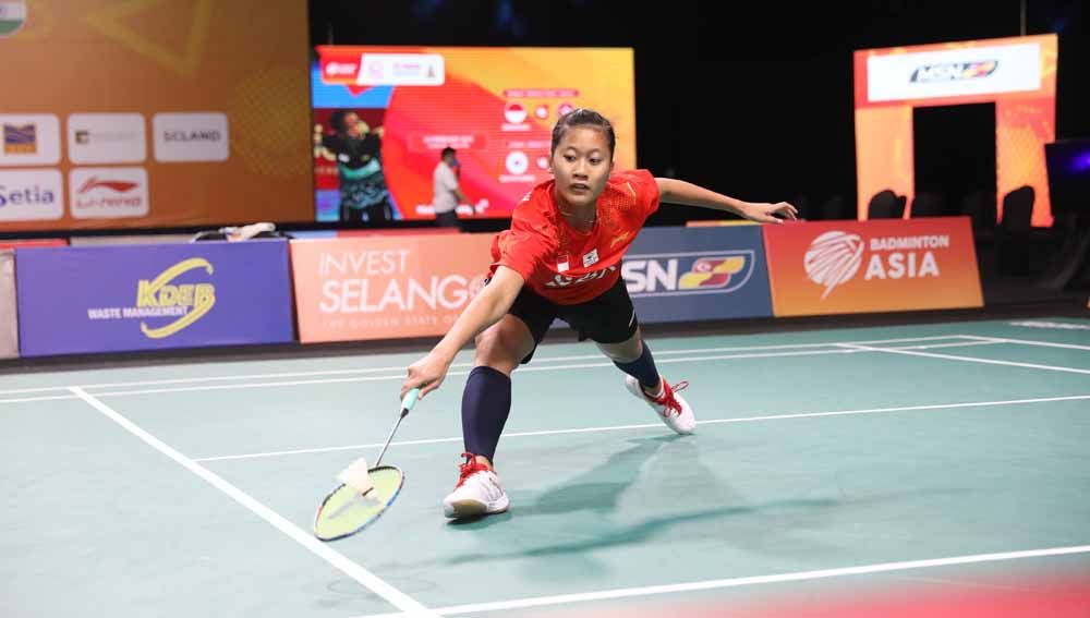 Selain Gregoria Mariska, penggawa tim beregu putri Indonesia lainnya, Putri Kusuma Wardani, juga siap tampil apabila diturunkan saat Indonesia menghadapi Korea Selatan di BATC 2022. Copyright: © Humas PP PBSI