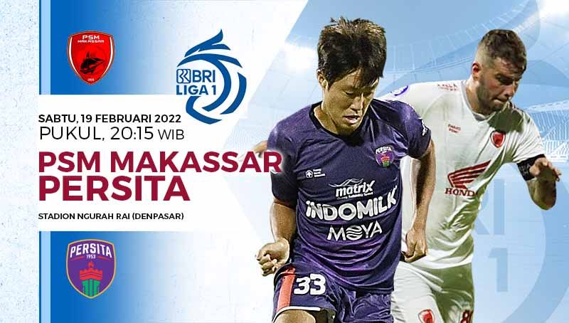 Pertandingan antara PSM Makassar vs Persita Tangerang di BRI Liga 1. Foto: ligaindonesiabaru Copyright: © Grafis: Yuhariyanto/INDOSPORT.com