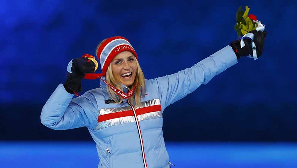 Atlet cross-country skiing Norwegia, Therese Johaug. Foto: REUTERS/Evgenia Novozhenina. Copyright: © REUTERS/Evgenia Novozhenina