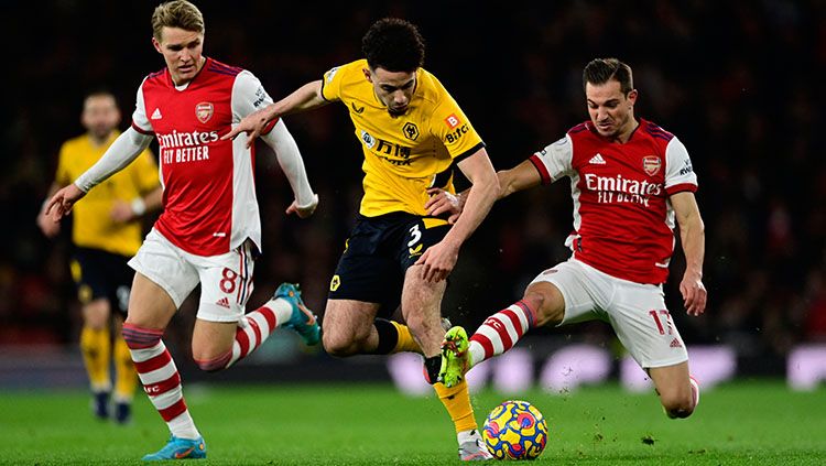 Klasemen Liga Inggris hari ini, tundukkan Wolverhampton, Arsenal tembus 5 besar. Foto: REUTERS/Tony Obrien. Copyright: © REUTERS/Tony Obrien