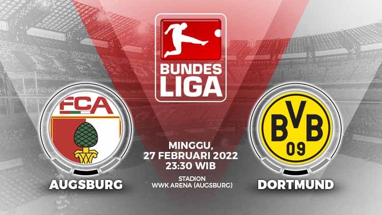 Prediksi pertandingan Liga Jerman antara Augsburg vs Borussia Dortmund (Bundesliga Jerman). Copyright: © Grafis: Yuhariyanto/INDOSPORT.com