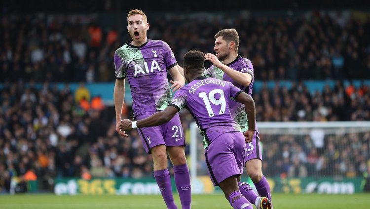 Tinggalkan Juventus di bursa transfer Januari, Dejan Kulusevski langsung bersinar bersama Tottenham Hotspur. Situasi ini menjadi penyesalan besar bagi AC Milan. (Foto: Action Images via Reuters/Molly Darlington) Copyright: © Reuters/Molly Darlington