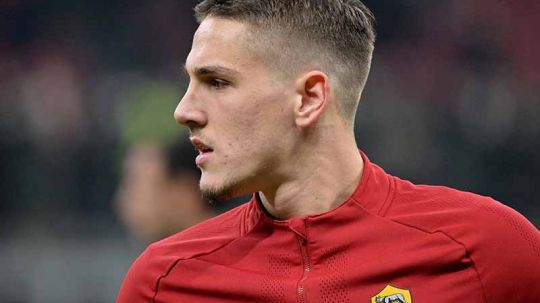 Pemain AS Roma, Nicolo Zaniolo. Foto: REUTERS/Alberto Lingria Copyright: © REUTERS/Alberto Lingria