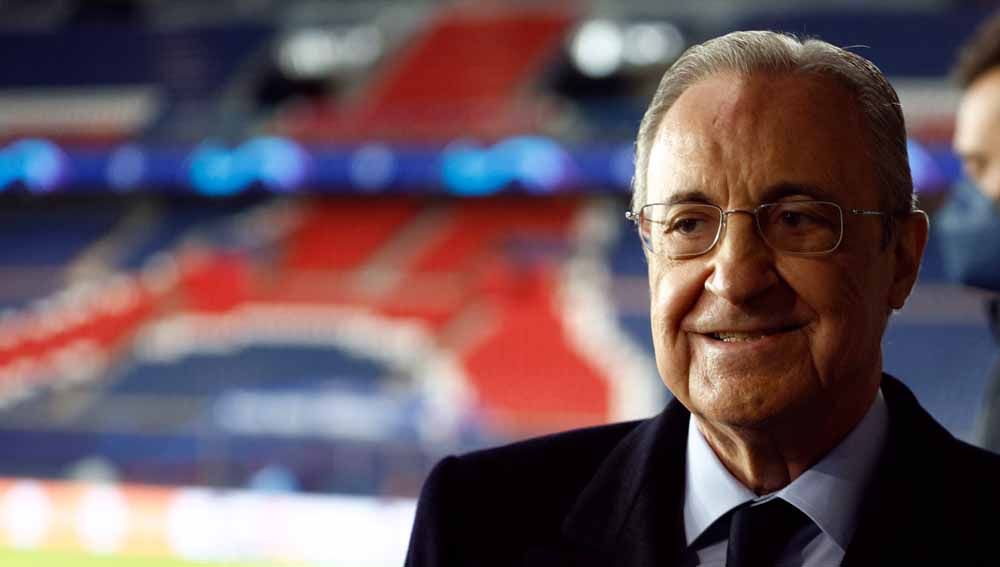 Presiden Real Madrid, Florentino Perez. Foto: REUTERS/Gonzalo Fuentes Copyright: © REUTERS/Gonzalo Fuentes