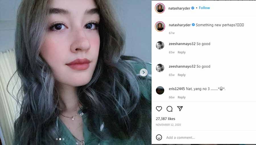 Artis dan model kondang Indonesia, Natasha Ryder, unggah momen saat pamer outfit kece saat workout di gym. Kulit mulusnya auto jadi sorotan netizen instagram. Copyright: © Instagram@natasharyder