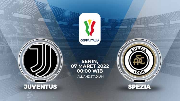 Laga penting akan dijalani oleh Juventus saat menghadapi Spezia di pekan ke-28 Liga Italia, Senin (07/03/22) pukul 00:00 dini hari WIB. Copyright: © Grafis: Eli Suhaeli/INDOSPORT