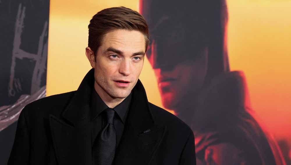 Aktor Robert Pattinson saat peluncuran 'The Batman' di London, Inggris 2022. Foto: REUTERS/Caitlin Ochs Copyright: © REUTERS/Caitlin Ochs
