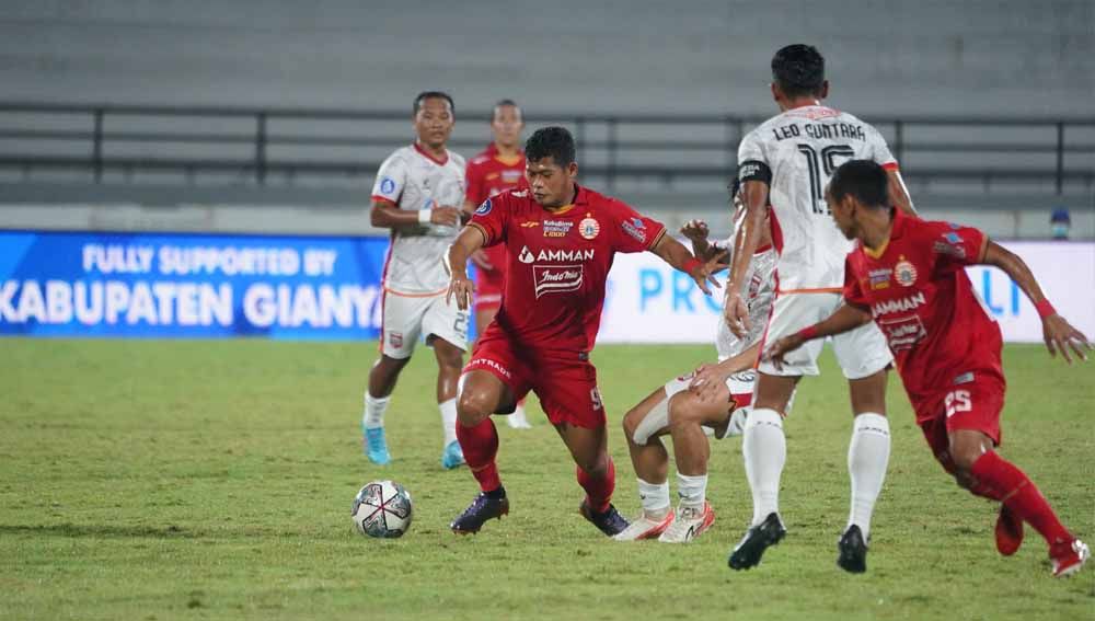 Babak penyisihan grup B Piala Presiden 2022 yang berlangsung Sabtu (25/06/22) malam menjadi salah satu moment indah bagi tim kesebelasan Borneo FC. Copyright: © Khairul Imam Persija