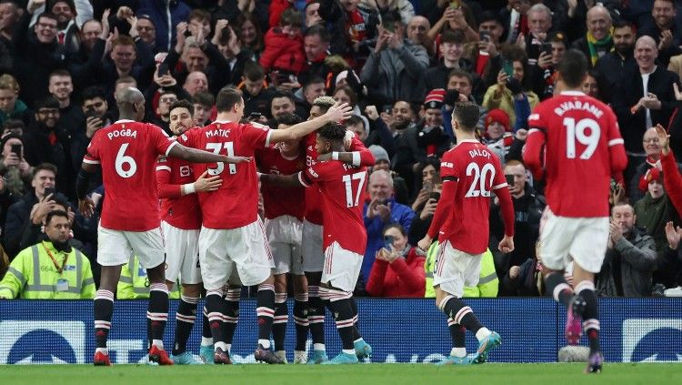 Manchester United harus kehilangan lima pemain pilarnya jelang pertandingan melawan Norwich City pada lanjutan Liga Inggris, Sabtu (16/04/22) malam WIB nanti. (Foto: REUTERS/Phil Noble) Copyright: © REUTERS/Phil Noble