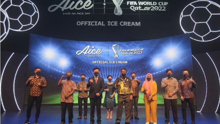 Aice Group dan FIFA secara resmi mengumumkan Aice sebagai  Copyright: © Aice Group