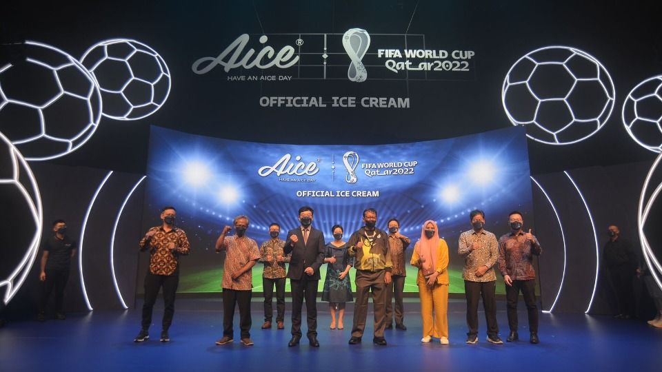 Aice Group dan FIFA secara resmi mengumumkan Aice sebagai Copyright: © Aice Indonesia