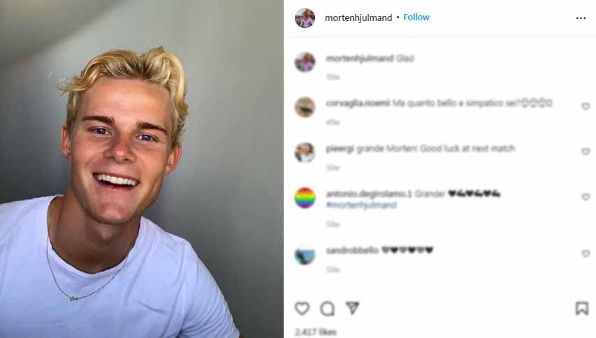 Morten Hjulmand yang saat ini berada di kasta kedua Liga Italia diisukan masuk dalam daftar belanja Inter Milan di bursa transfer musim panas mendatang. Copyright: © Instagram@mortenhjulmand