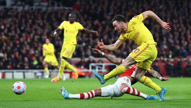 Arsenal terakhir kali menang atas Liverpool dalam ajang Liga Inggris pada dua tahun lalu dan seringkali jadi bulan-bulanan sang rival meski bermain di kandang. (Foto: REUTERS/David Klein) Copyright: © REUTERS/David Klein