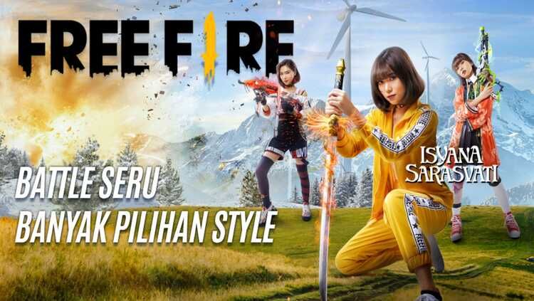 Isyana Sarasvati dalam game eSports Free Fire Copyright: © Garena Free Fire