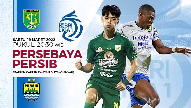 Laga pekan ke-32 Liga 1 akan mempertemukan Persebaya Surabaya vs Persib Bandung di mana Anda bisa menyaksikannya melalui live streaming. Foto: ligaindonesiabaru Copyright: © ligaindonesiabaru